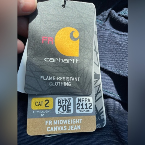 Carhartt Flame Resistant Midweight Canvas Jean Pants 36 x 32 NEW - Picture 4 of 6